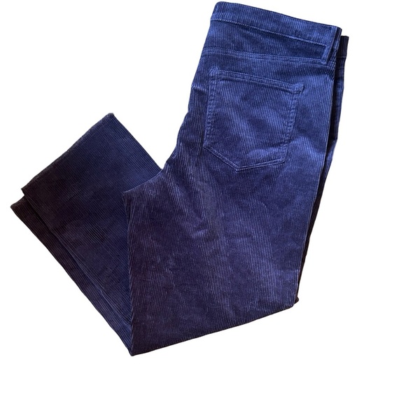 LOFT Pants - Ann Taylor Loft Corduroy Pants Size 33 high rise Straight Crop New With Tags